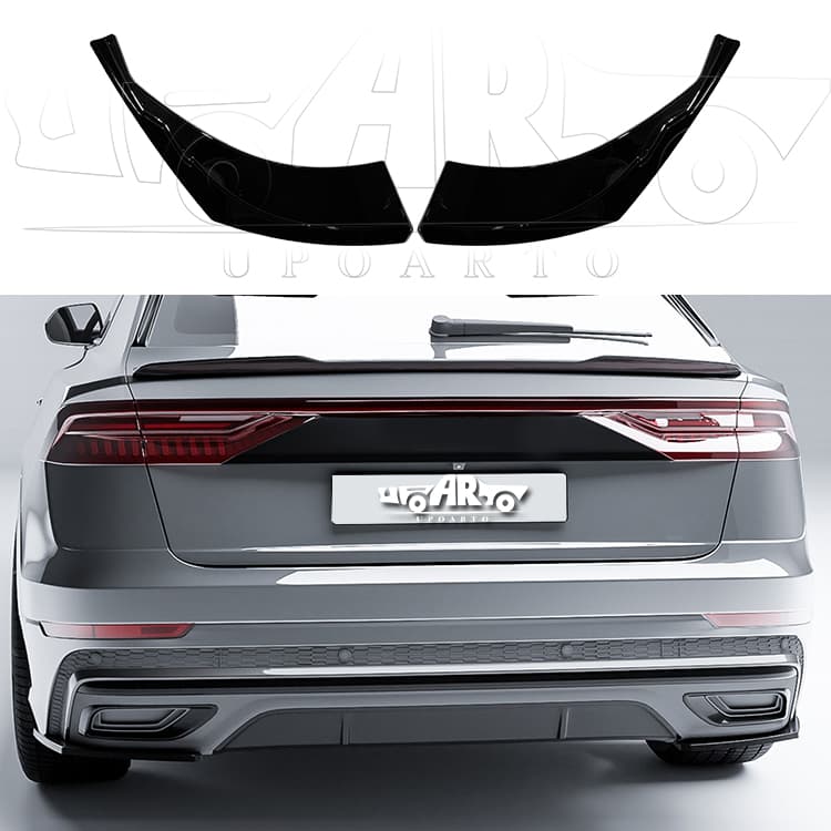 AR-AUDI-084-2018+ AUDI Q8 S-line Rear Side Splitter