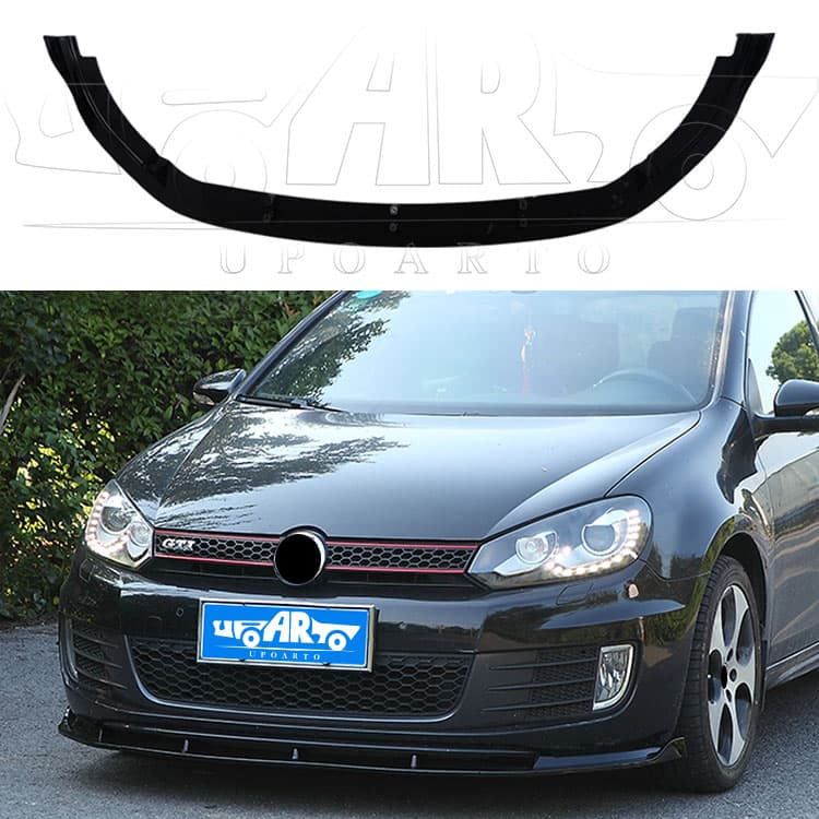Golf 6 GTI Injection Molding Three- Section Front Lip(Style 2)